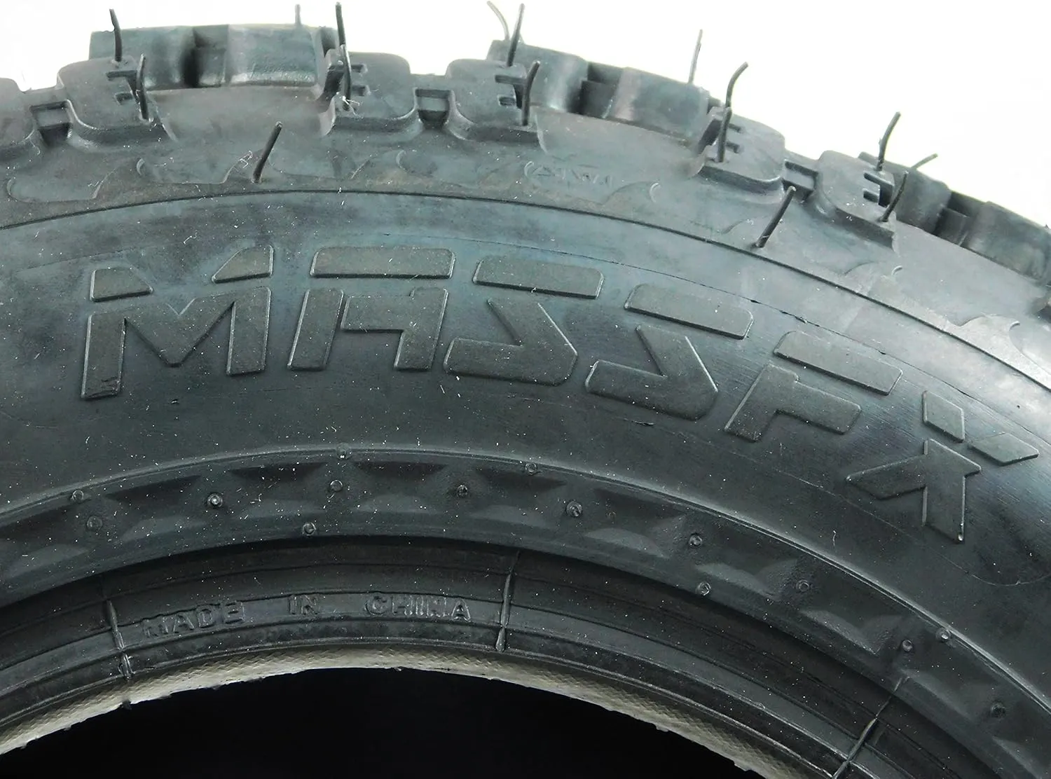 MASSFX 21x7-10 Front Tires (2) for Sport Quad: All-Terrain (ATV), Utility-Task (UTV), and Side-by-Side (SxS) Vehicles - 4-Ply with 15mm Tread Depth 21x7x10 (2-Pack)
