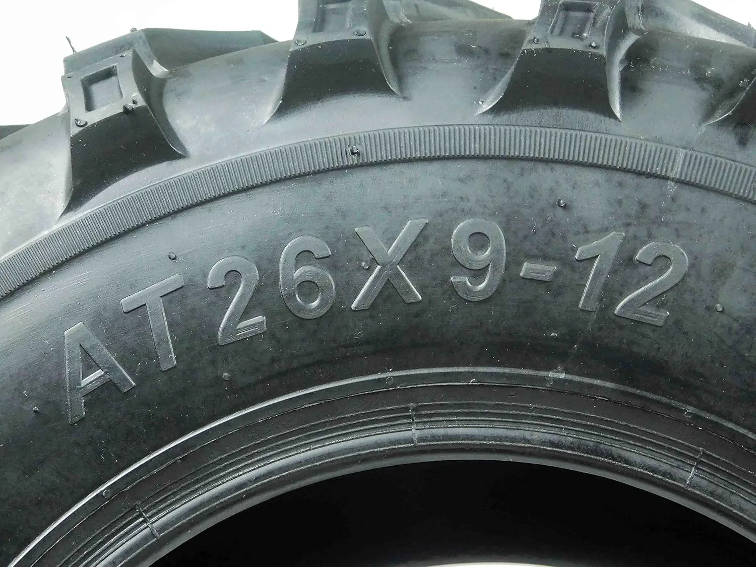 MASSFX 26x9-12 Front Tire for All-Terrain (ATV), Utility-Task (UTV), and Side-by-Side (SxS) Vehicles - 6-Ply with 1/2" Tread Depth 26x9x12