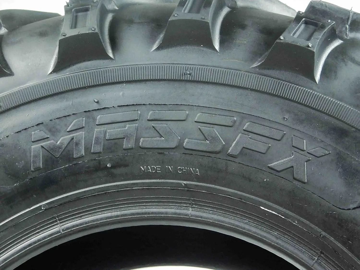 MASSFX 26x9-12 Front Tire for All-Terrain (ATV), Utility-Task (UTV), and Side-by-Side (SxS) Vehicles - 6-Ply with 1/2" Tread Depth 26x9x12