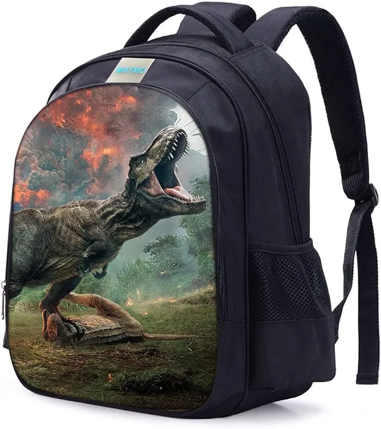 MATMO Dinosaur Backpack for Boys - School Bookbag for Kids (22-2)