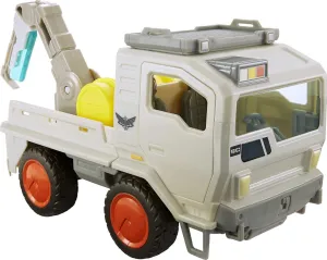 Mattel Disney and Pixar Lightyear Base Utility Vehicle, Toy Truck with Rolling Wheels & Workable Parts, 10.5-inches Long with Room for 4 Figures in 5-inch Scale