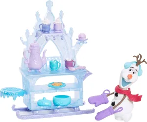 Mattel Disney Frozen Olaf Doll & Accessories, Treat Sled Playset with Cart, Food & More Inspired by Frozen: Winter Festival