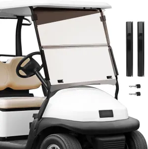 maXpeedingrods Golf Cart Windshield Tinted for EZGO TXT Medalist 1994-2014, Foldable PC UV Resistant Windshield 32.28"H X 39.49"W