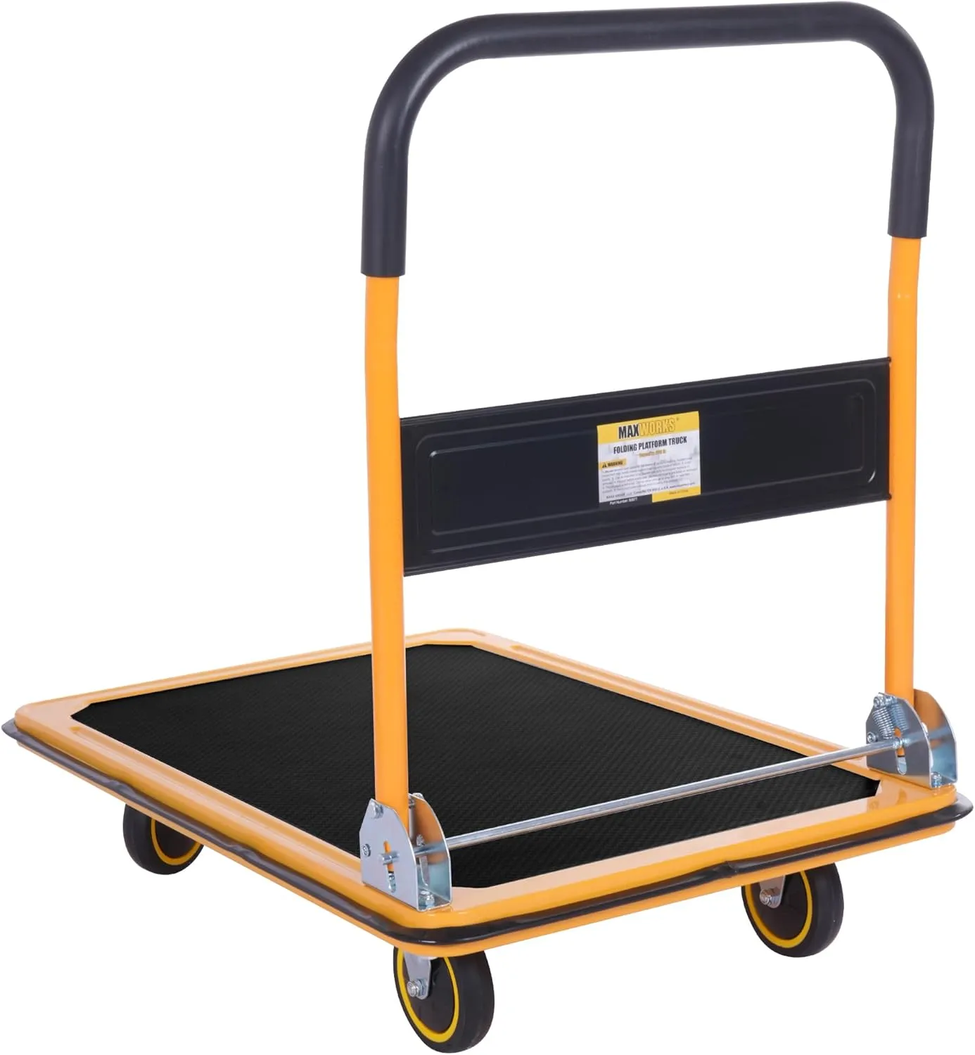 MaxWorks 80877- Foldable Platform Truck Push Dolly 660 lb. Weight Capacity
