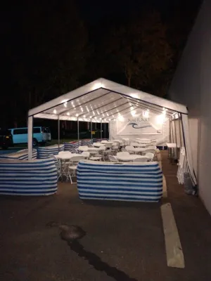 MDM Party Tent 14’W x 27’L x 9’H