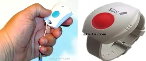 Medical Alert System - NO Monthly FEES - Includes Necklace Panic Button and Waterproof Wrist Wireless Help Buttons - Elderly Home Help Alarm Life Monitor