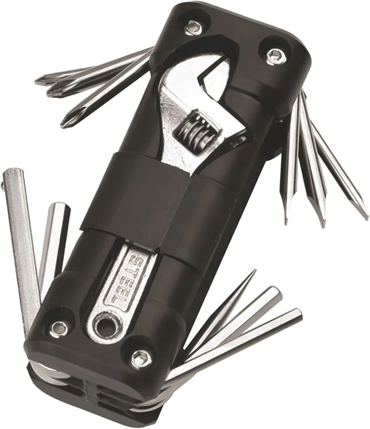 Meichoon Bicycle Repair Kit 16-in-1 Multi-tool Kit with Wrench Socket Screws Road Bike Accessories Road Cycling Emergency Maintenance DC609