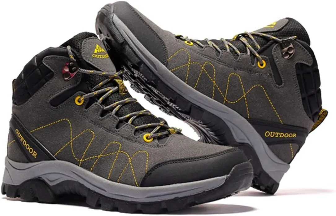 Men's Hiking Shoes Waterproof Anti Slip Hiking Boots Outdoor Lightweight Trekking Sneakers
