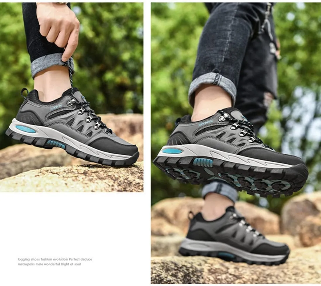 Men's Hiking Shoes Waterproof Anti Slip Hiking Boots Outdoor Lightweight Trekking Sneakers