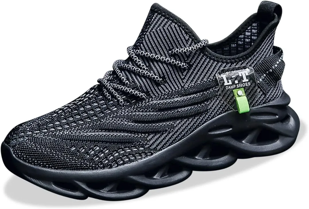 Mens Slip on Walking Running Shoes Non Slip Sneakers Work Sport Athletic Gym Sports Casual Fashion Lightweight Breathable
