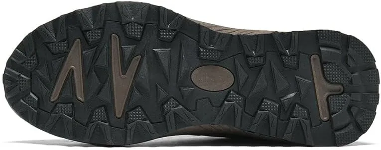 Men's Trekking Shoes Wear-Resistant Anti-Slip Outsole,Lightweight Comfort Soft Insole,Water-Proof Suede Upper Breathable Mesh for Outdoor Hiking Backpacking Camping