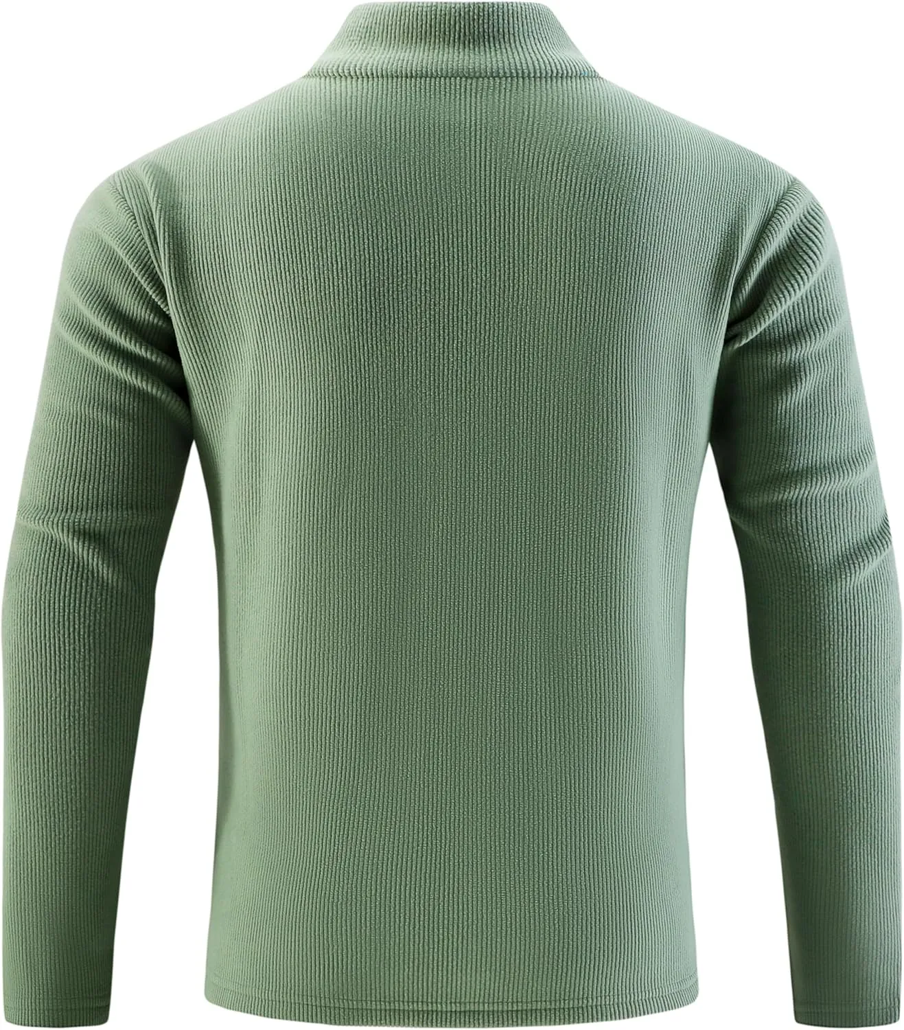 Mens Winter Sweatshirts Premium Fleece Outdoor Thermal Quarter-Zip Pullover, Camping Skiing Shirs for Men