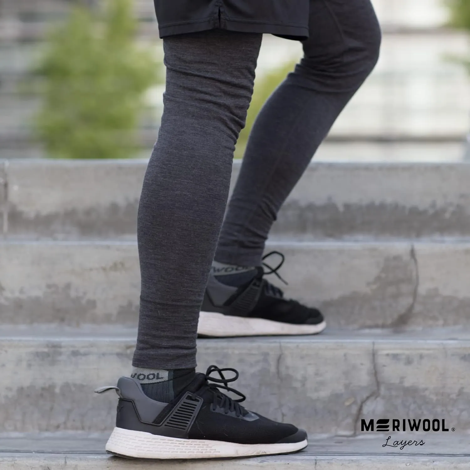 MERIWOOL Men’s Base Layer Bottoms - Lightweight Merino Wool Thermal Pants