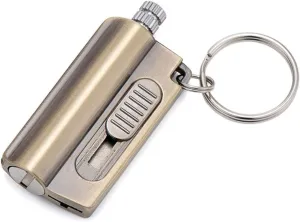 Metal lighters, Portable Kerosene lighters, Windproof lighters, Waterproof lighters (Without Fuel)(Gold)