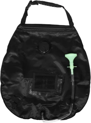 Mikikit Portable Solar Shower Bag 20l Capacity Removable Hose Switchable Shower Head for Camping Hiking Beach Traveling