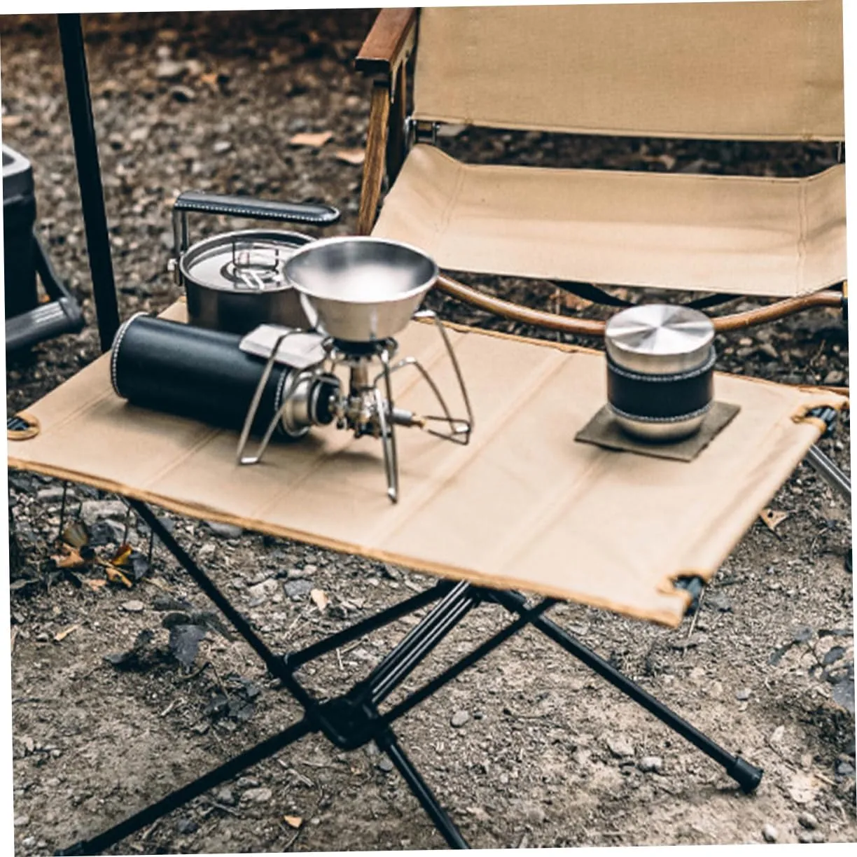 Mikikit Stainless Steel Salad Bowl Foldable Cups Portable Water Camping Mug Camping Accessories Wine Cup