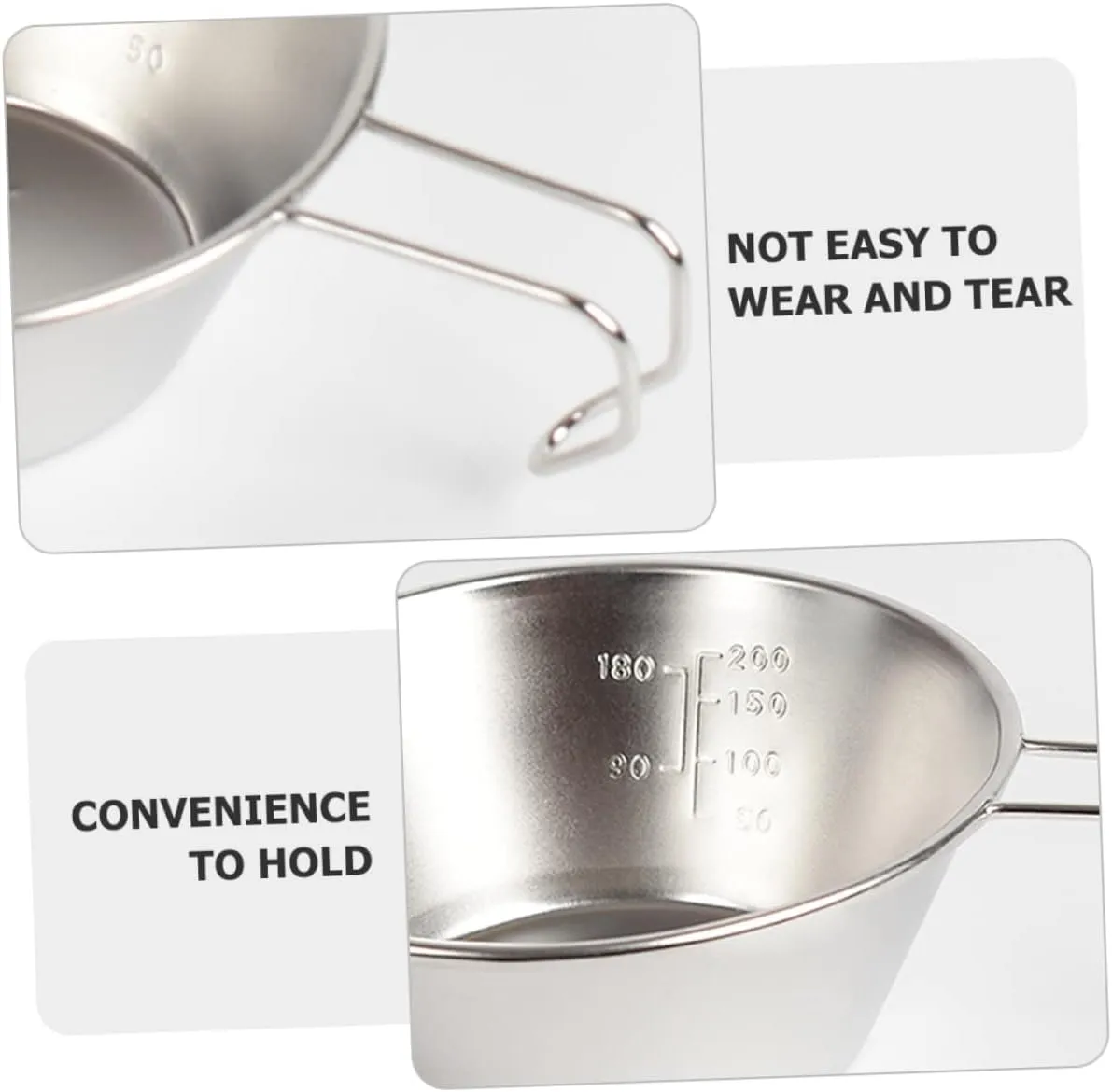 Mikikit Stainless Steel Salad Bowl Foldable Cups Portable Water Camping Mug Camping Accessories Wine Cup