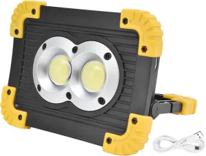Mini Cob Flashlight,Super Bright Light,COB Portable Flood Lights,Battery Powered Job Site Lighting,for Outdoor Camping Hiking Car Repairing with Emergency SOS Mode