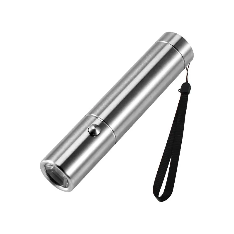 Mini High-grade Stainless Steel 100000Lumens XPG Tactical Flashlight With 18650 Li-ion Battery High Endurance 20 Years of Use
