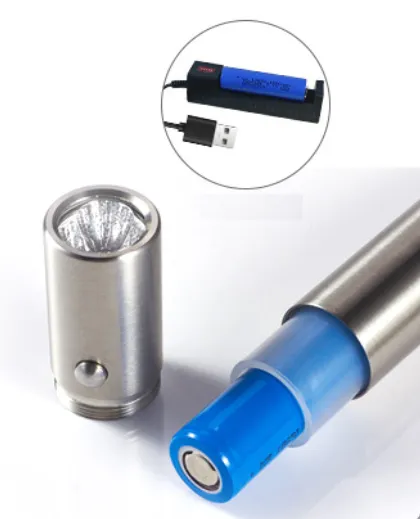 Mini High-grade Stainless Steel 100000Lumens XPG Tactical Flashlight With 18650 Li-ion Battery High Endurance 20 Years of Use