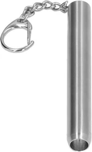 Mini LED Flashlight 500LM | 304 Stainless Steel Portable with Snap Hook | Jewelry Appraisal Tool for Precious Stones/Jade/Outdoor Adventure | Weatherproof & High Luminosity