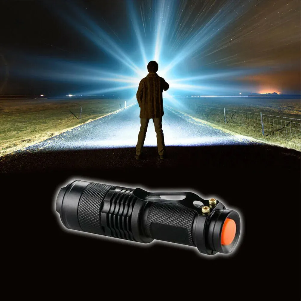 Mini Waterproof LED Tactical Flashlight - Compact and Powerful for Outdoor Travel and Camping