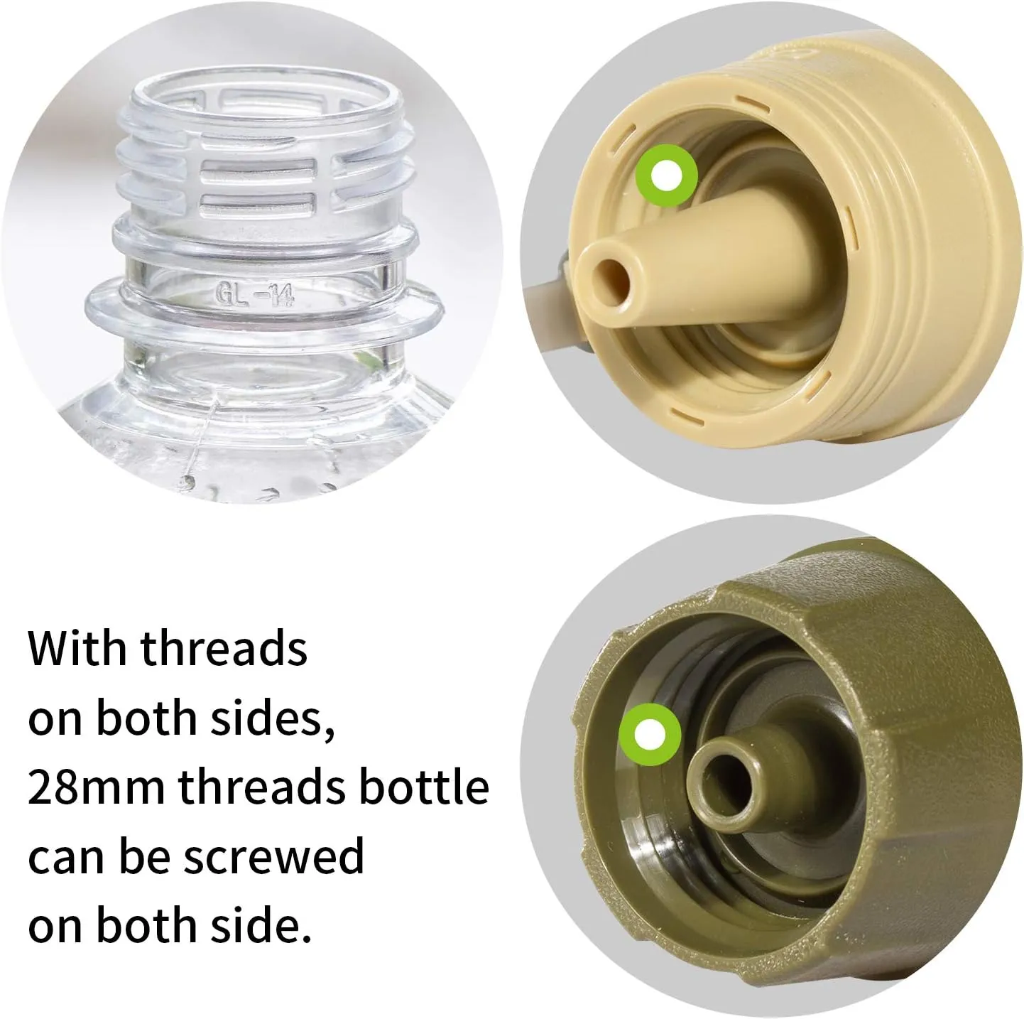 miniwell Gravity Water Purifier Straw Fairly Light and Easily Packed. Multi Use for Group Camping and Famliy Emergency Prepardness