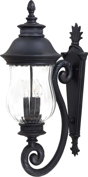 Minka Lavery Outdoor Wall Light 8901-94 Newport Aluminum Exterior Wall Lantern, 120 Watts, Heritage