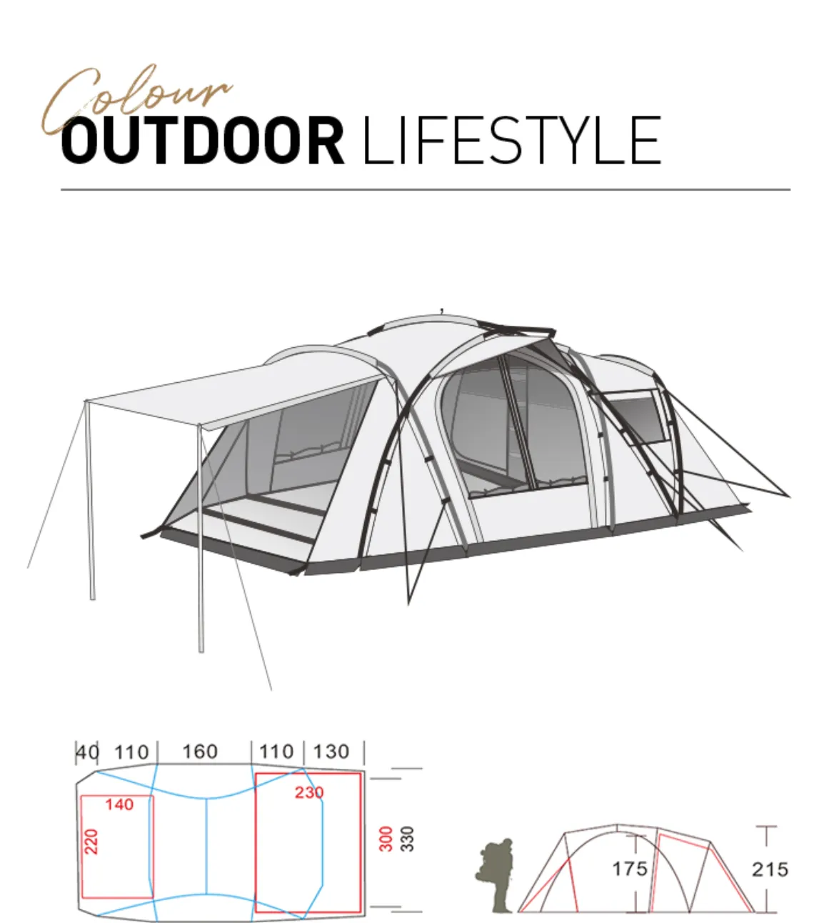 Mobi Inner High End Stars Garden Holiday Savings-packed One Curated collection with Tunnel Tent Tent