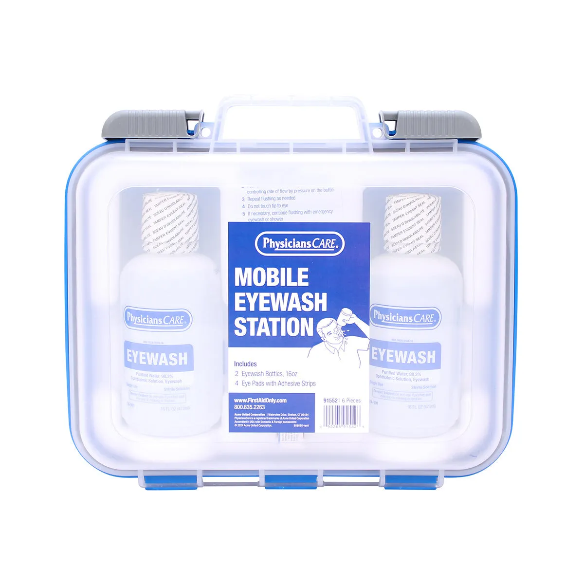 Mobile Eyewash Station, 6 Pieces