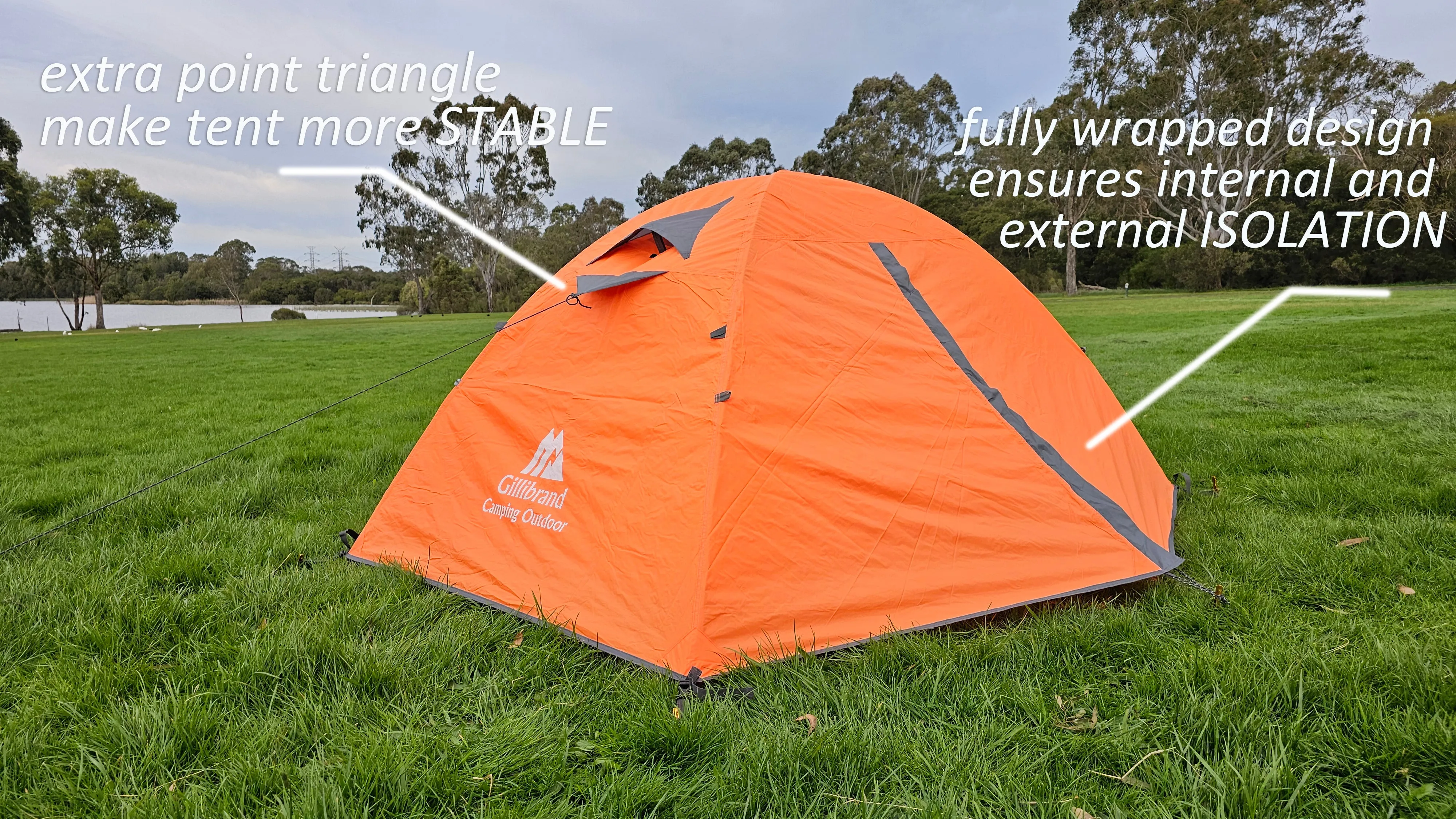 Moonta 1-2 Persons Tent (Green)