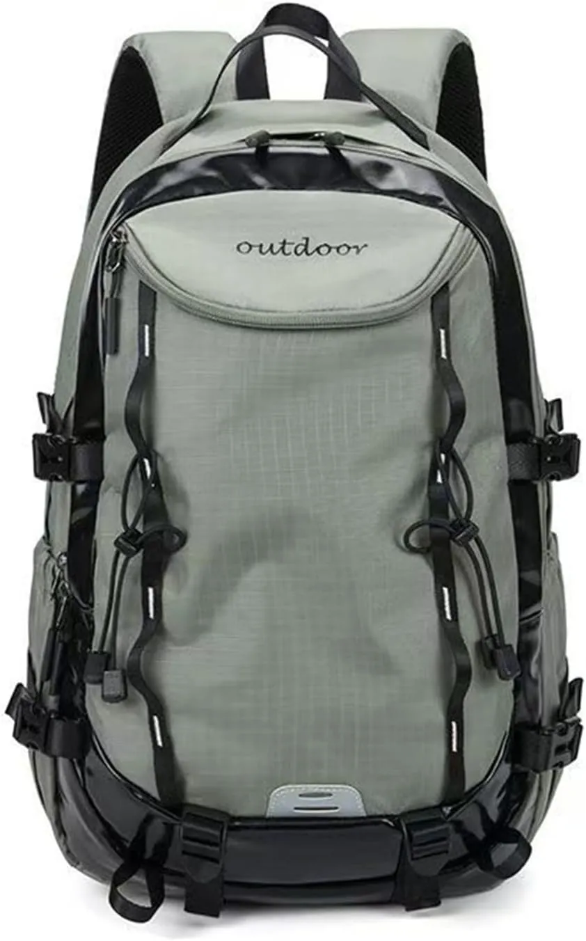 Mountaineering Backpack for Men 40L, Waterproof Outdoor Sport Backpack for Climbing Travel Hiking Cycling CampingTrekking (Grey,40L)
