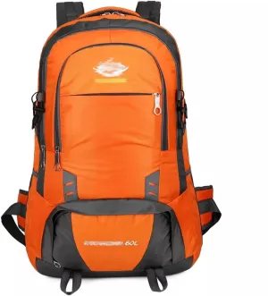 Mountaineering Backpack Rucksack 60L Outdoor Sports Bag Travel Backpack Hiking Backpack Hiking Bag(Black)