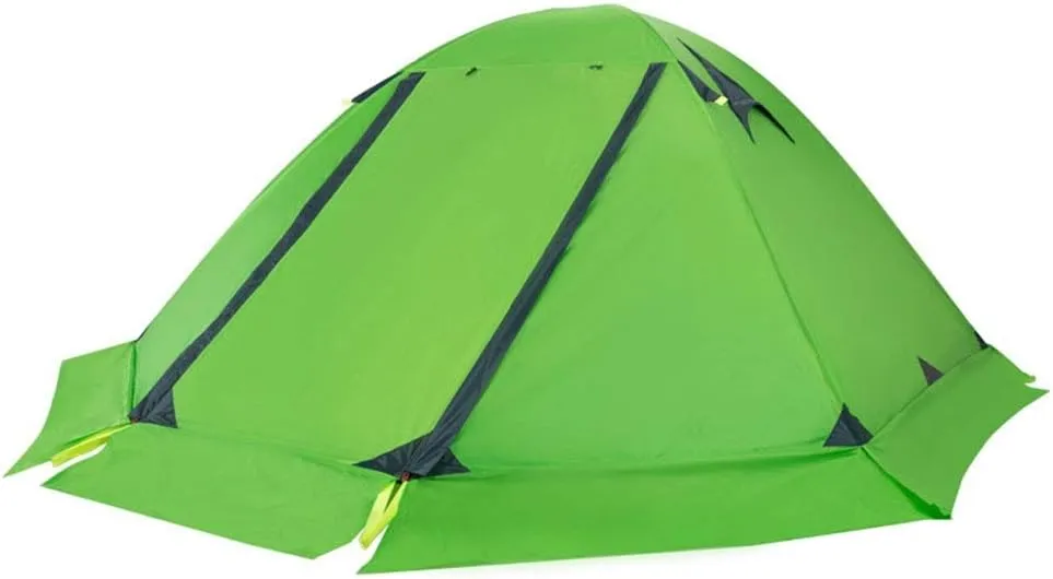 Mountaineering Tent Four Seasons Snow Tent Ultra-Light Double Layer Aluminium Pole Anti-Storm and Snow Outdoor Camping Professional for Hiking Travel