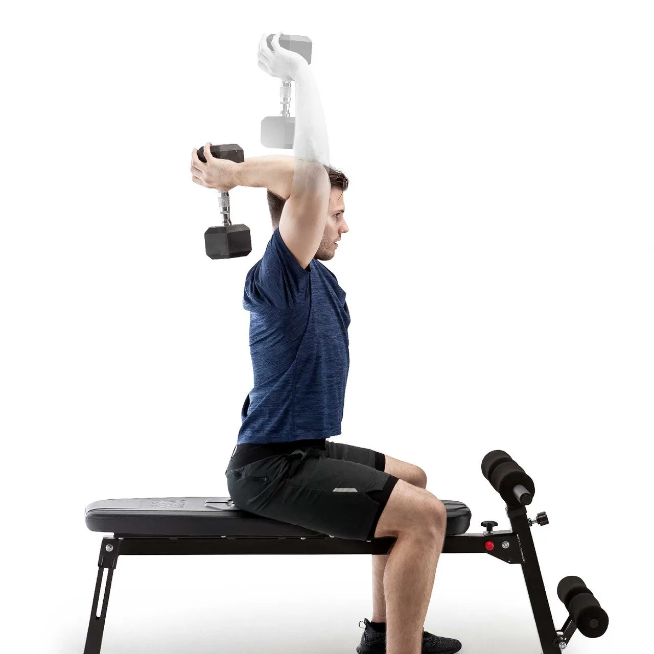 Multi-Position Utility Bench with Adjustable Hyper-Extension Anchor | PM-4880 Marcy - Retired