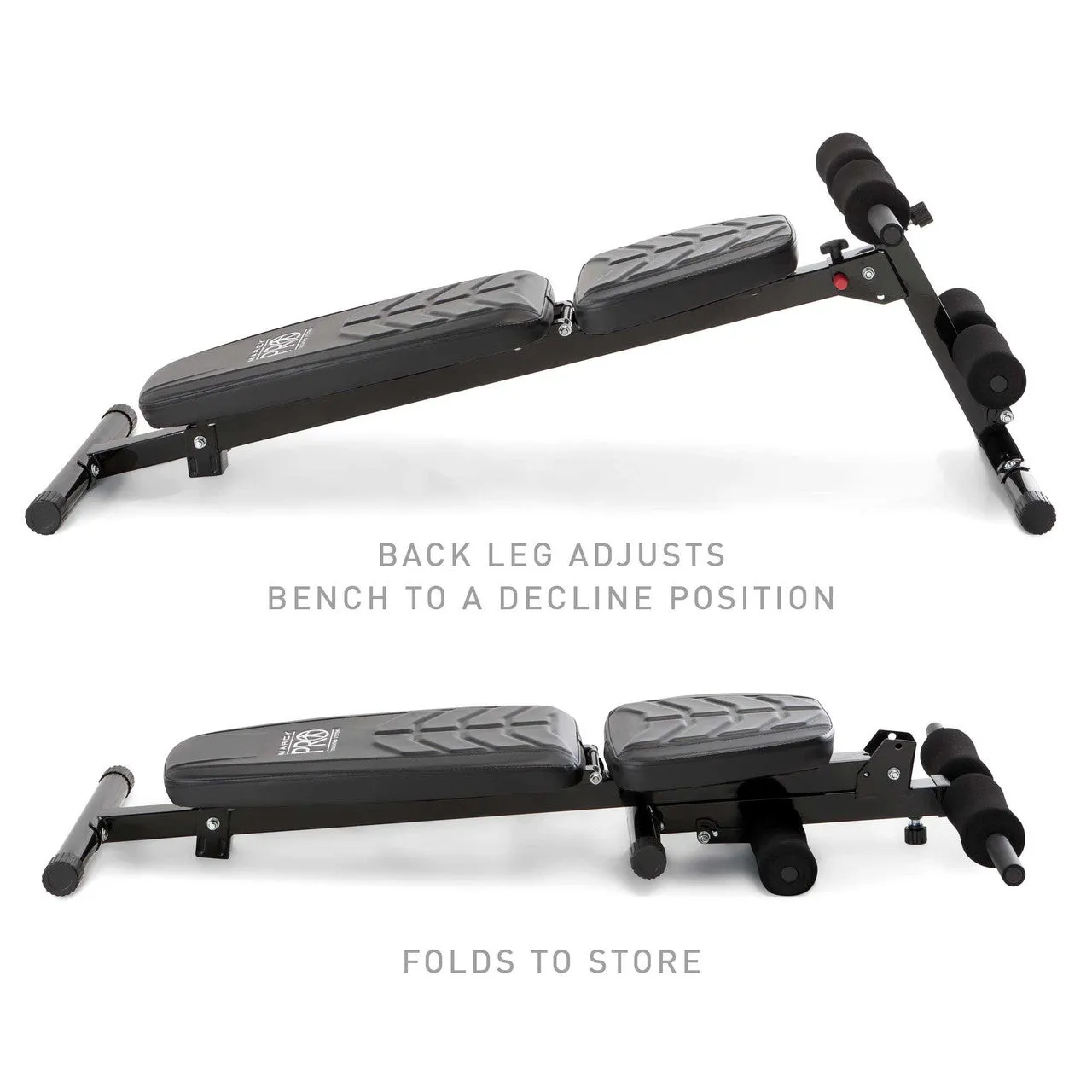 Multi-Position Utility Bench with Adjustable Hyper-Extension Anchor | PM-4880 Marcy - Retired