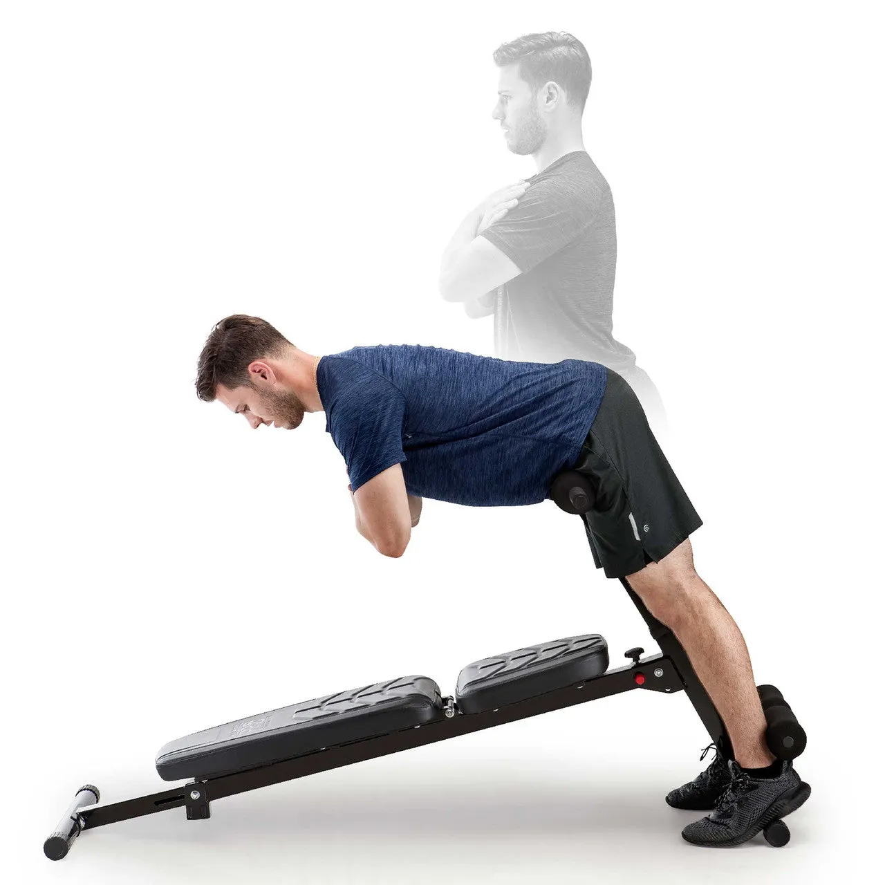 Multi-Position Utility Bench with Adjustable Hyper-Extension Anchor | PM-4880 Marcy - Retired