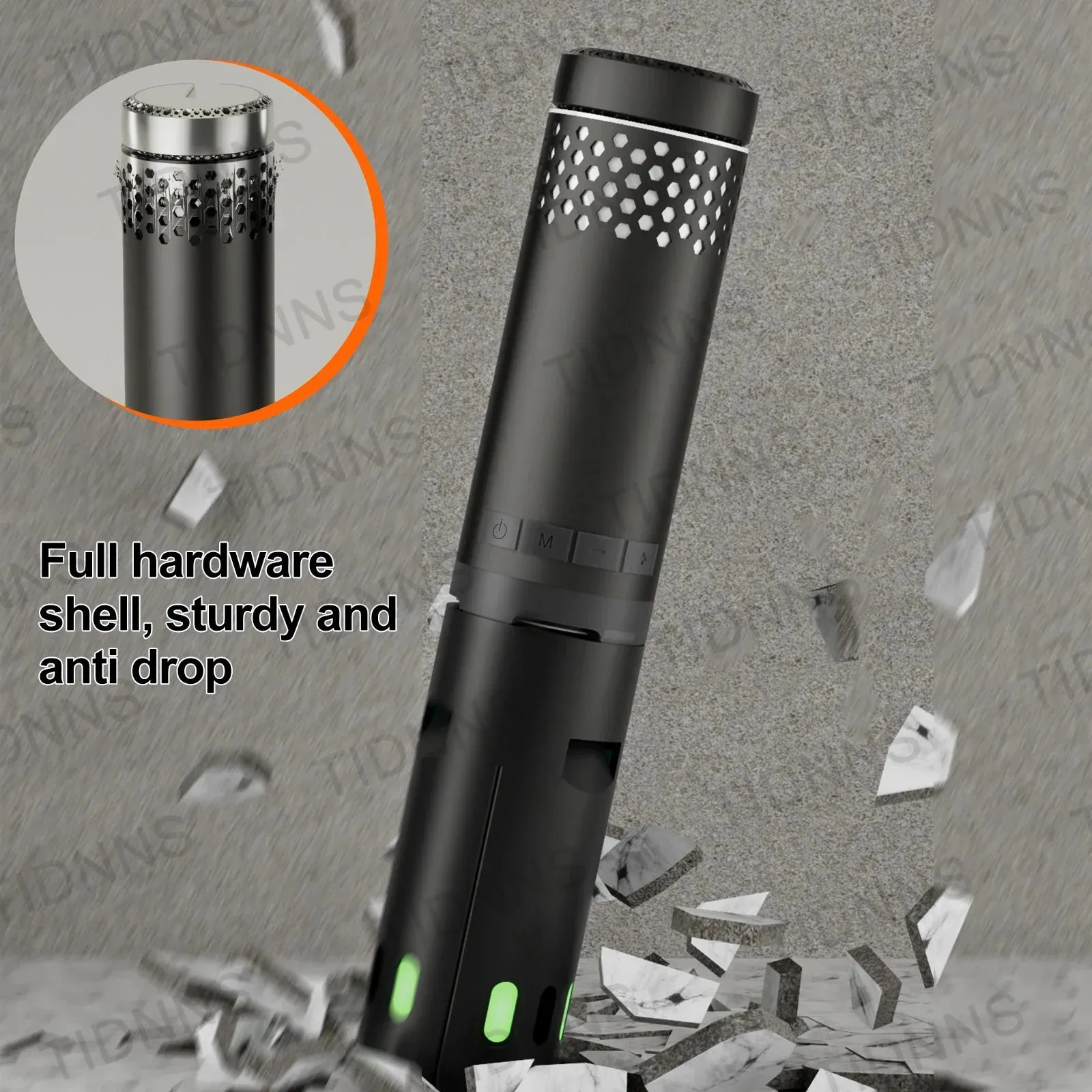 Multifunctional Rechargeable LED Camping Flashlight Lamp with Tripod & Retractable Torch