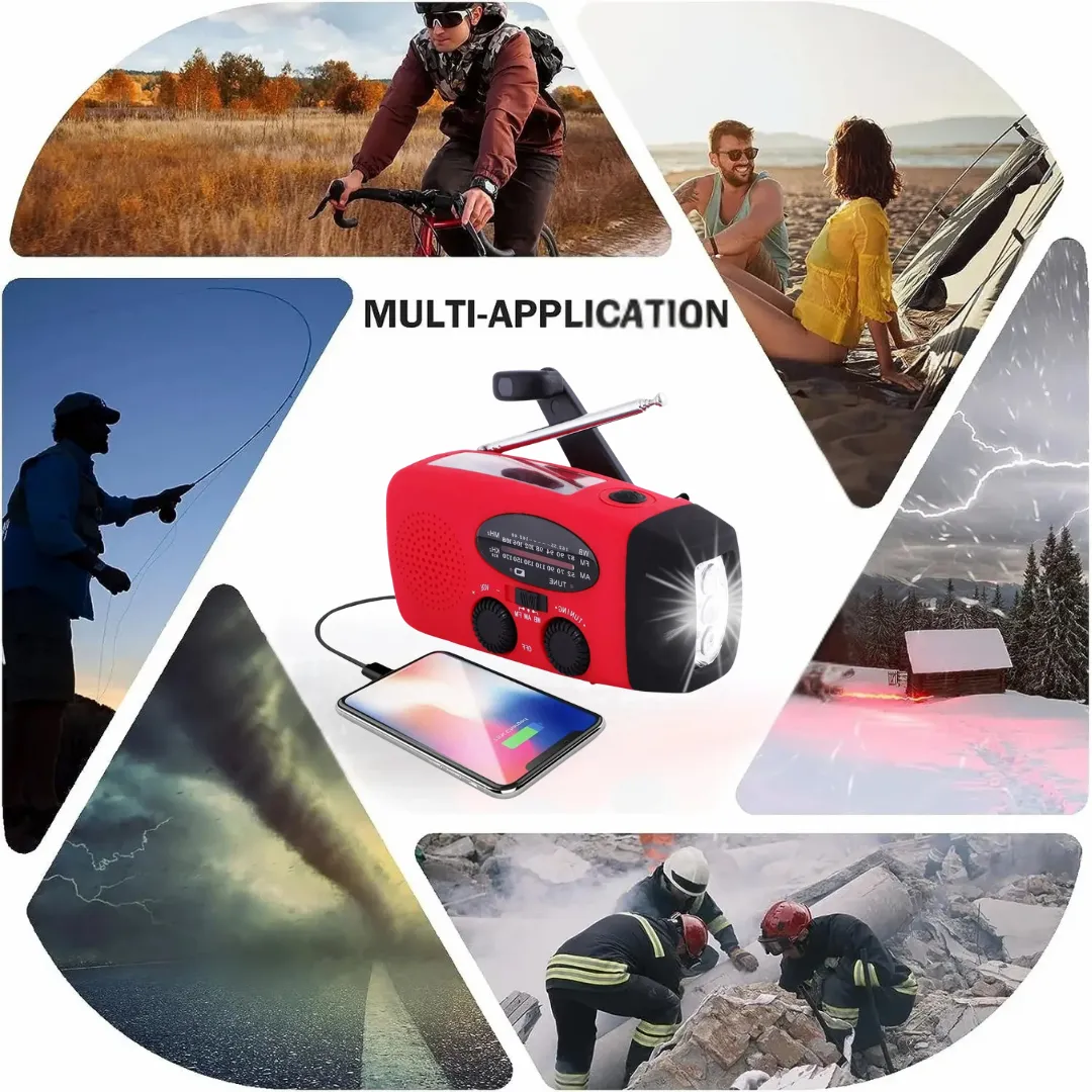 MultiRadio - Multifunction Solar Portable Emergency Radio
