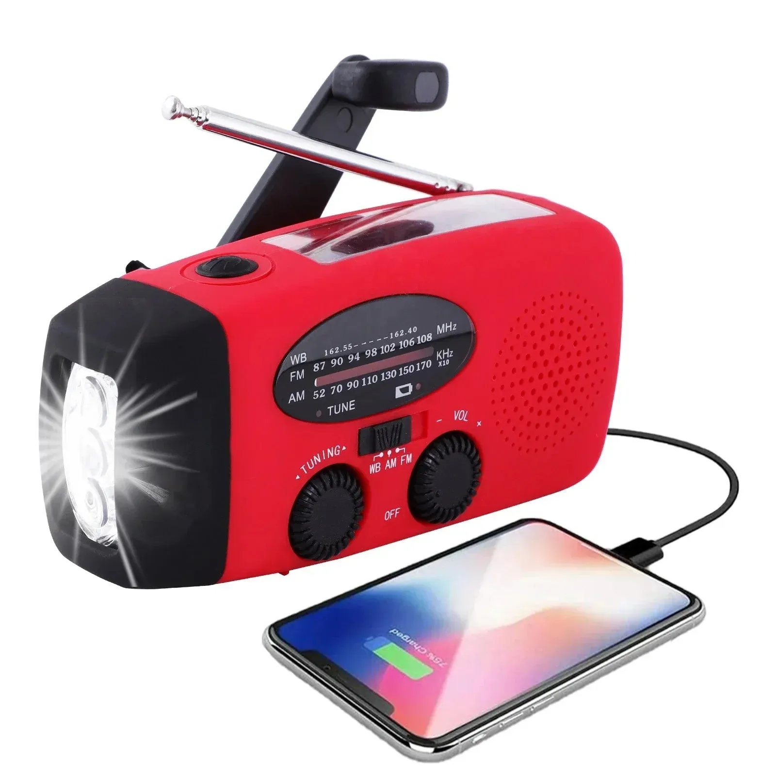 MultiRadio - Multifunction Solar Portable Emergency Radio