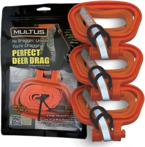 MULTUS Perfect Deer Drag Rope - Unique Hunting Gifts for Men - Essential Hunting Gear and Accessories - Deer Pull Strap