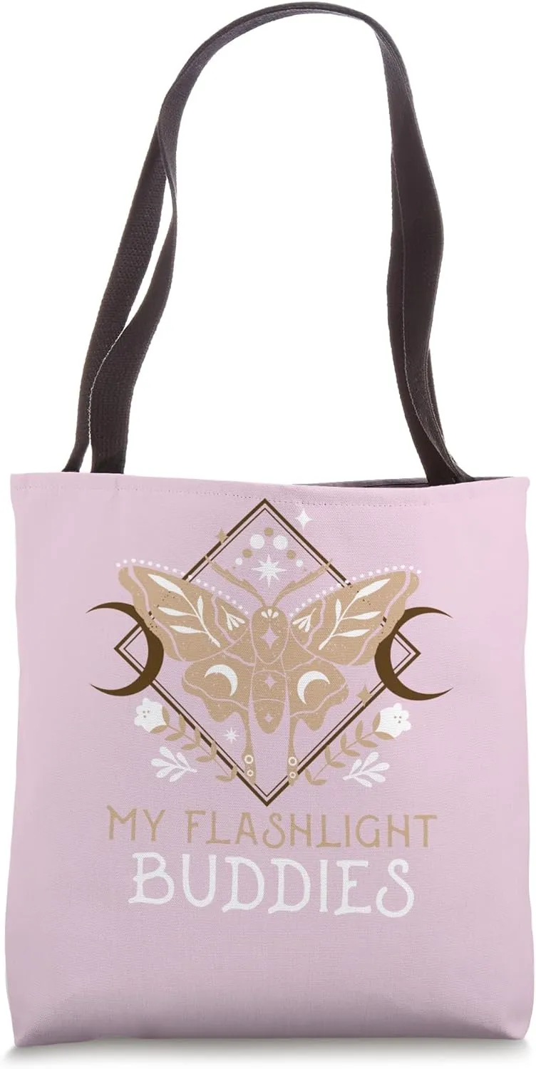 My Flashlight Buddies Insects Moth Watching Tote Bag