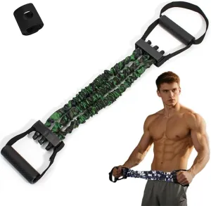 Natural Latex 3-Hole Resistance Stretcher, High Elasticity Chest Expander, Tear Resistant Fitness Resistance Bands, for Strength Training, Ankle & Pedal Puller Exercise Equipment