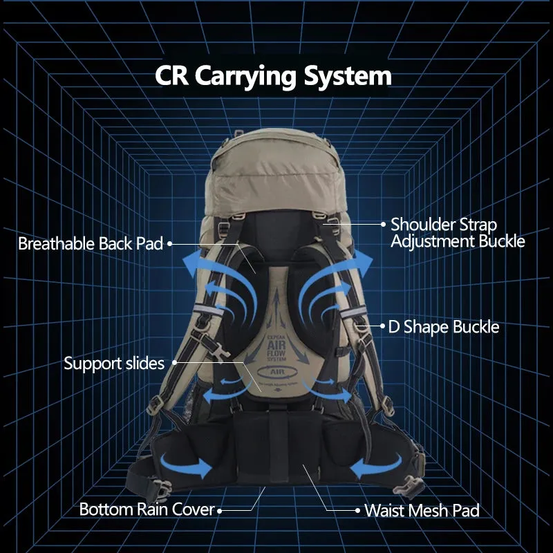 NATUREHIKE 70L Backpack – Professional Outdoor Hiking and Mountaineering Travel Bag