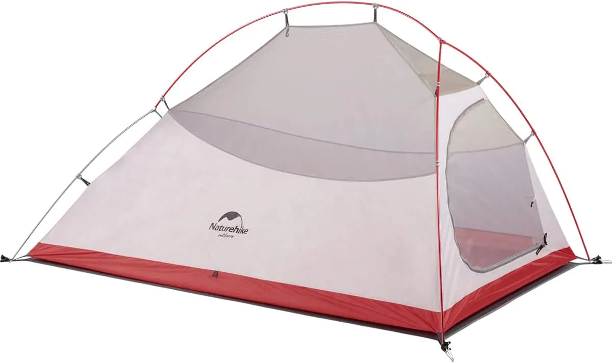 Naturehike Cloud-Up 2 Person Tent Lightweight Backpacking Tent with Footprint - Free Standing Ultralight Camping Hiking Backpack Tents Two Person Tent