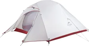 Naturehike Cloud-Up 3 Person Lightweight Backpacking Tent with Footprint - 3 Season Free Standing Dome Camping Hiking Waterproof Backpack Tents