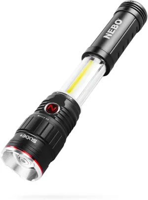 NEBO SLYDE  Flashlight (2nd Gen) | 400 Lumens, 7 Light Modes, Bright COB Work Light & LED Tactical Flashlight, Magnetic Base, Great for Camping, Water Resistant, Includes 4x AAA Alkaline Batteries