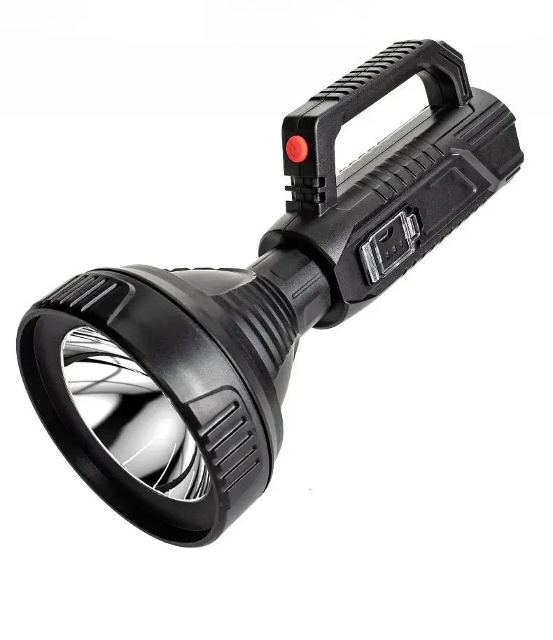 New 200Watts High Power P100 LED Searchlight Flashlight Waterproof 1500M Long Range USB Rechargeable Powerful Spotlight Searchlight Camping Lamp