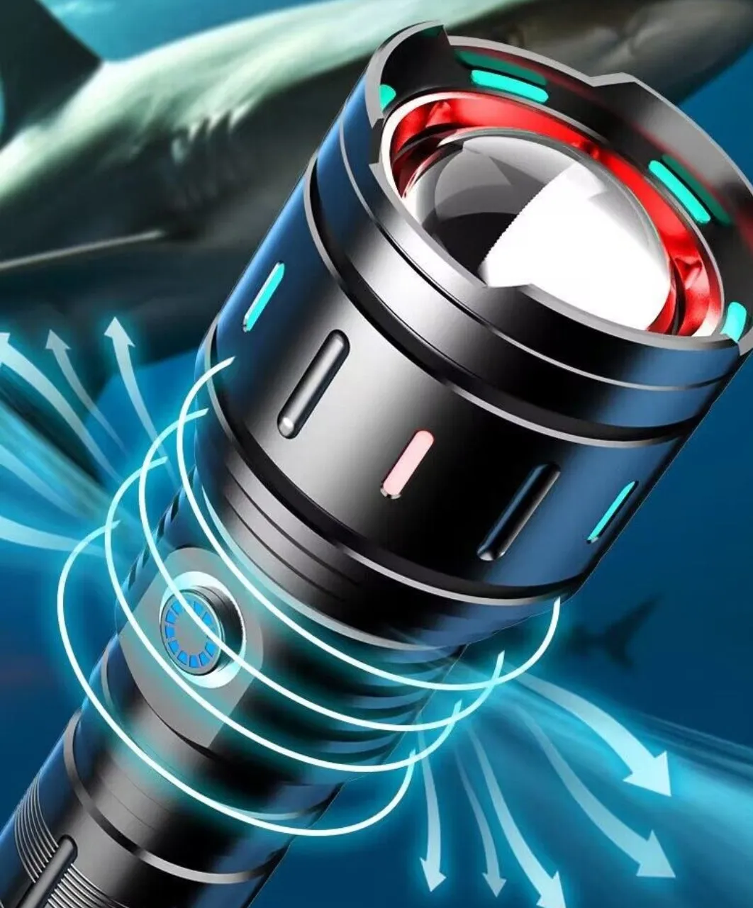 New 800W LED Ultra Powerful Long-Range Flashlight with 26650 Rechargeable Batteries High Power LED Flashlights 3500M Long Range Torch Outdoor Tactical Lantern
