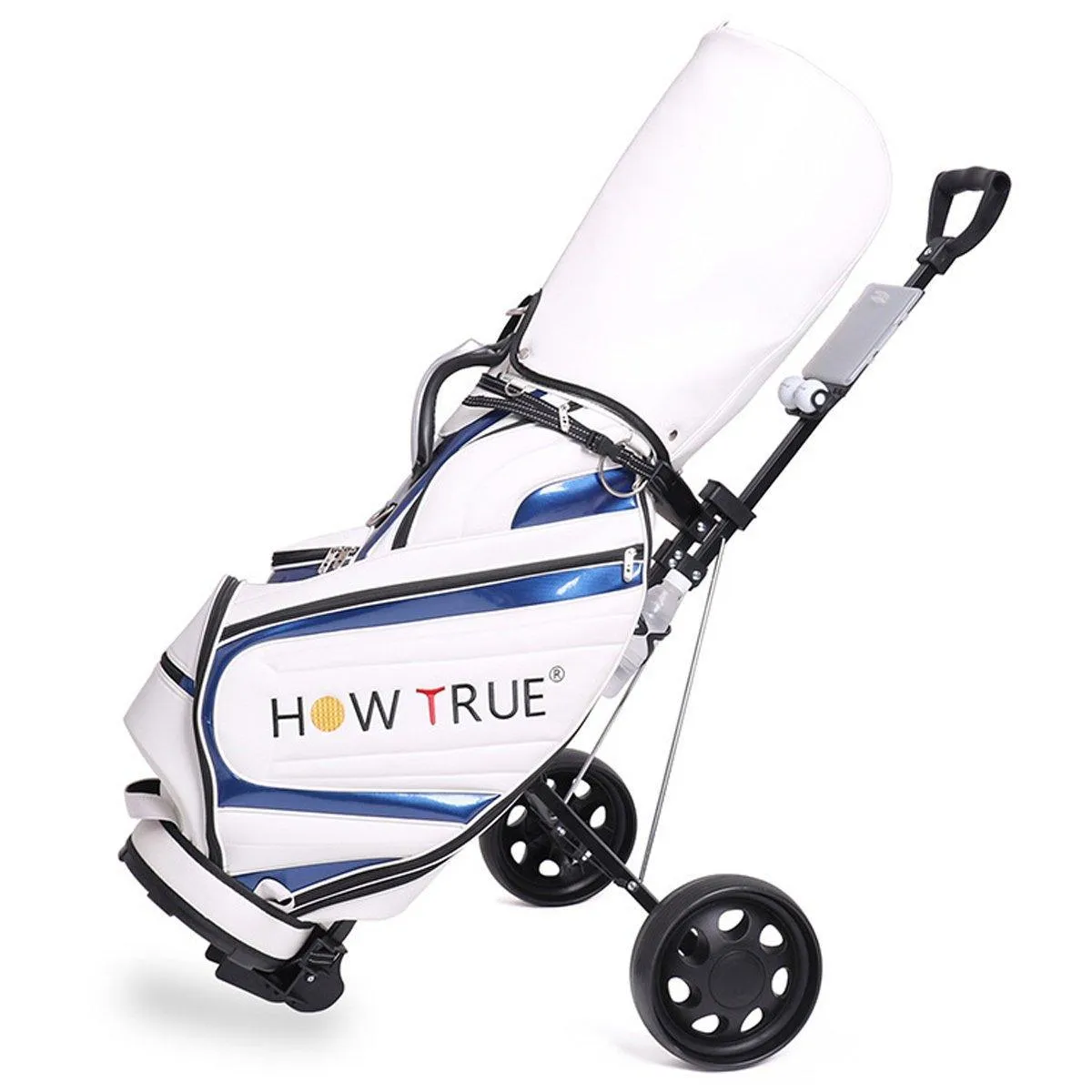 New Foldable Aluminum Golf Push Pull Trolley Cart Lightweight Buggy for Easy Transport